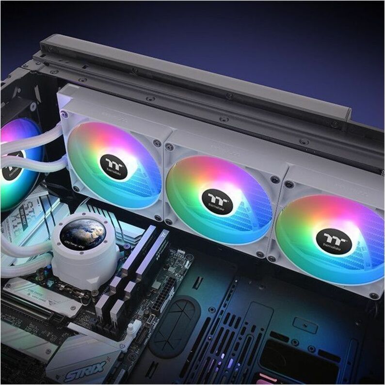 Refrigerador líquido todo en uno Thermaltake TH420 V2 Ultra ARGB Sync - Edición Snow Refrigerador líquido todo en uno Thermaltake TH420 V2 Ultra ARGB Sync - Edición Snow